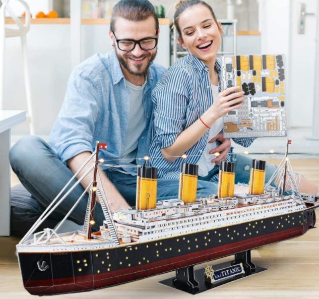 Đồ chơi xếp hình 3D bằng giấy tương tác gia đình Sân vận động DIY
